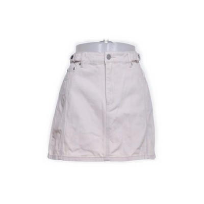 Ena Pelly, Jeansrock, Größe: 30, Beige, Baumwolle, Einfarbig, Denim, Damen #xGq