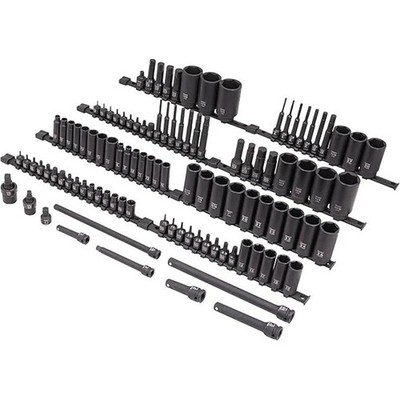 Sunex Tools SUU-10105 Mixed Drive Master Impact Socket Set - 105 Piece