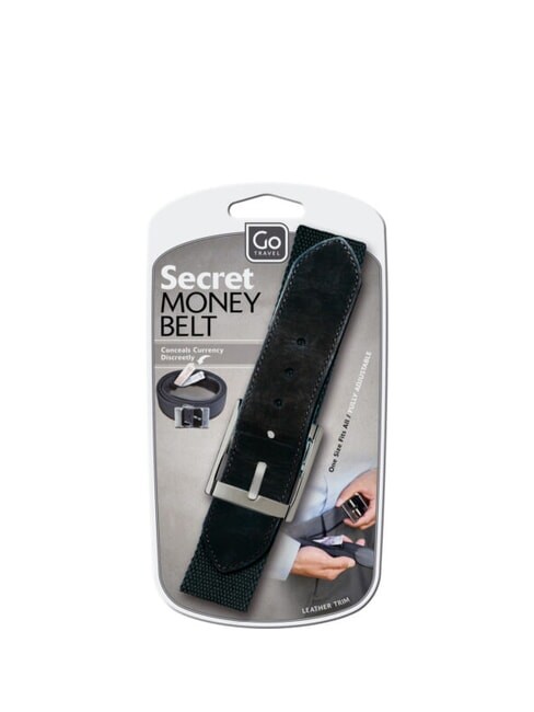 Accesorios Viaje GO TRAVEL Cinturon de Viaje con Cremallera Negro GO950.NERO.115