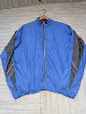 Montane Pertex Lightweight Rain Jacket Mens Size XL Blue Rain Cycling Packable 