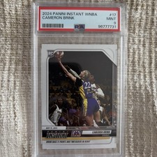 Cameron Brink 2024 Panini Instant WNBA Rookie RC #17 PSA 9 MINT LA Sparks