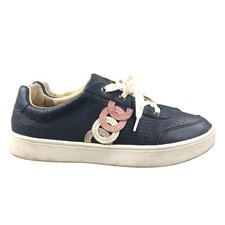 Spenco Women's Size 7B Cambridge Iron Gate Blue Leather Lace-Up Classic Sneakers