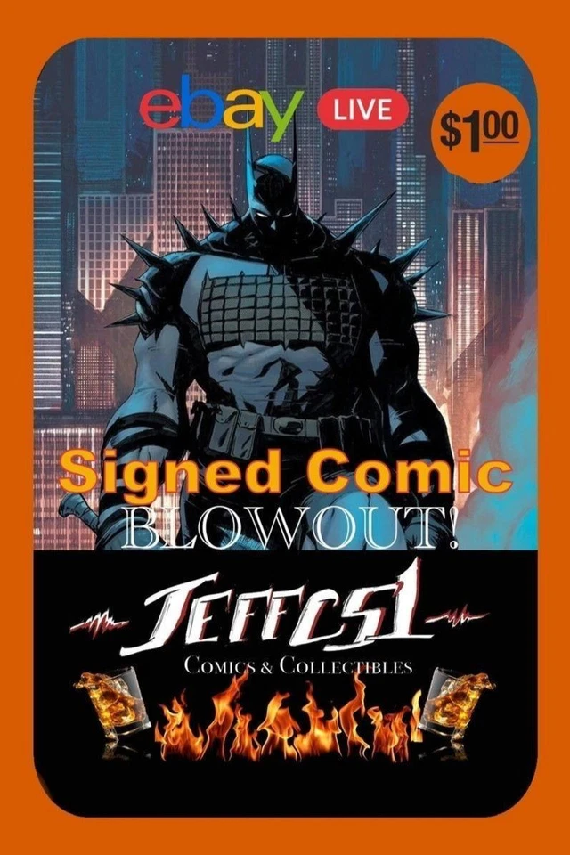 $1 Starts - Abs.Batman Signed Comics & More + Your Requests + Packs ! 🔥💜