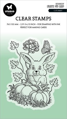 Studio Light Clear Stamps By Laurens Van Gurp-Nr. 535, Cute Rabbit STAMP535