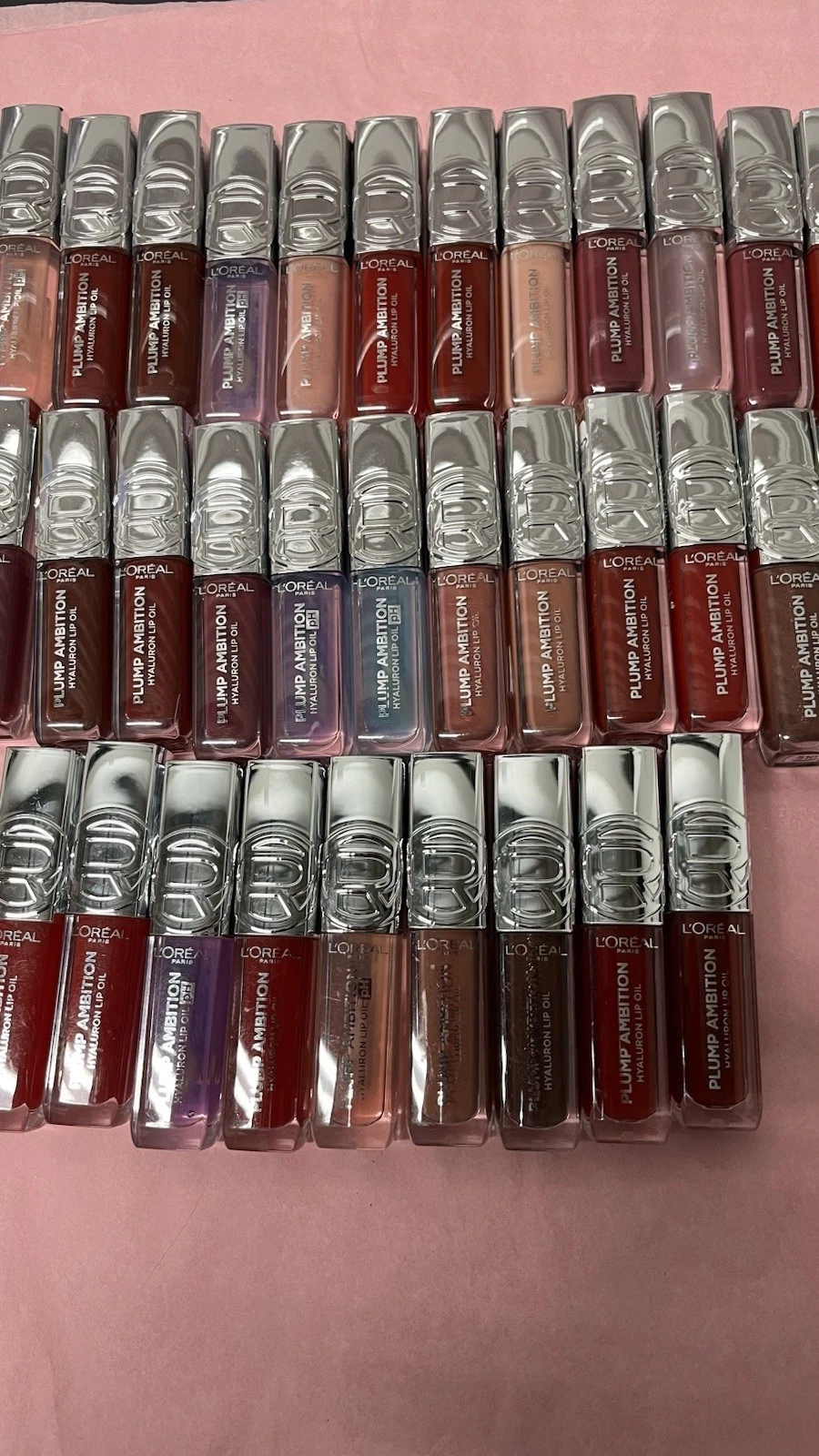 L'Oréal Paris Plump Ambition Hyaluron Lip Oil Full Size Mixed Lot Shades(50) image 5