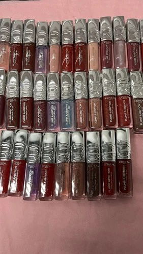 L'Oréal Paris Plump Ambition Hyaluron Lip Oil Full Size Mixed Lot Shades(50) image 5