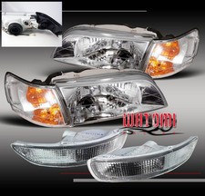 93-97 Toyota Corolla Crystal Head Lightcornerbumper Signal Jdm Chrome 94 95 96 93-97 Toyota Corolla Crystal Head Lightcornerbumper Signal Jdm Chrome 94 95 96