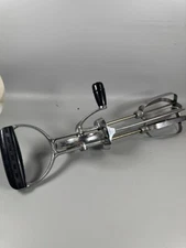 Vintage EKCO Hand Egg Beater Mixer Mid-Century Kitchen Utensil USA