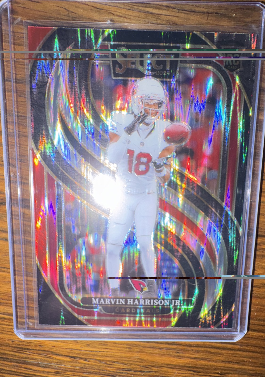 2024 Panini Select - Premier Level Marvin Harrison Jr. #115 Black & Red Shock