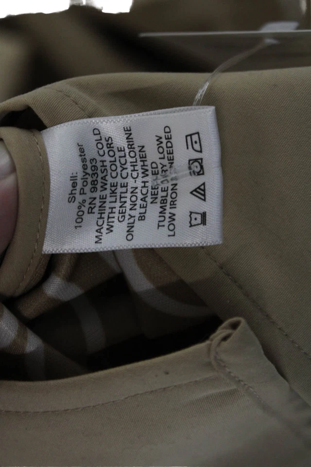 Impermeable Dennis Basso Mujer Beige Geométrico Talla 3X Foto 4 de 4