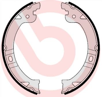 Brembo Bremsbackensatz, Feststellbremse S 11 505 FüR Chrysler Dodge-image