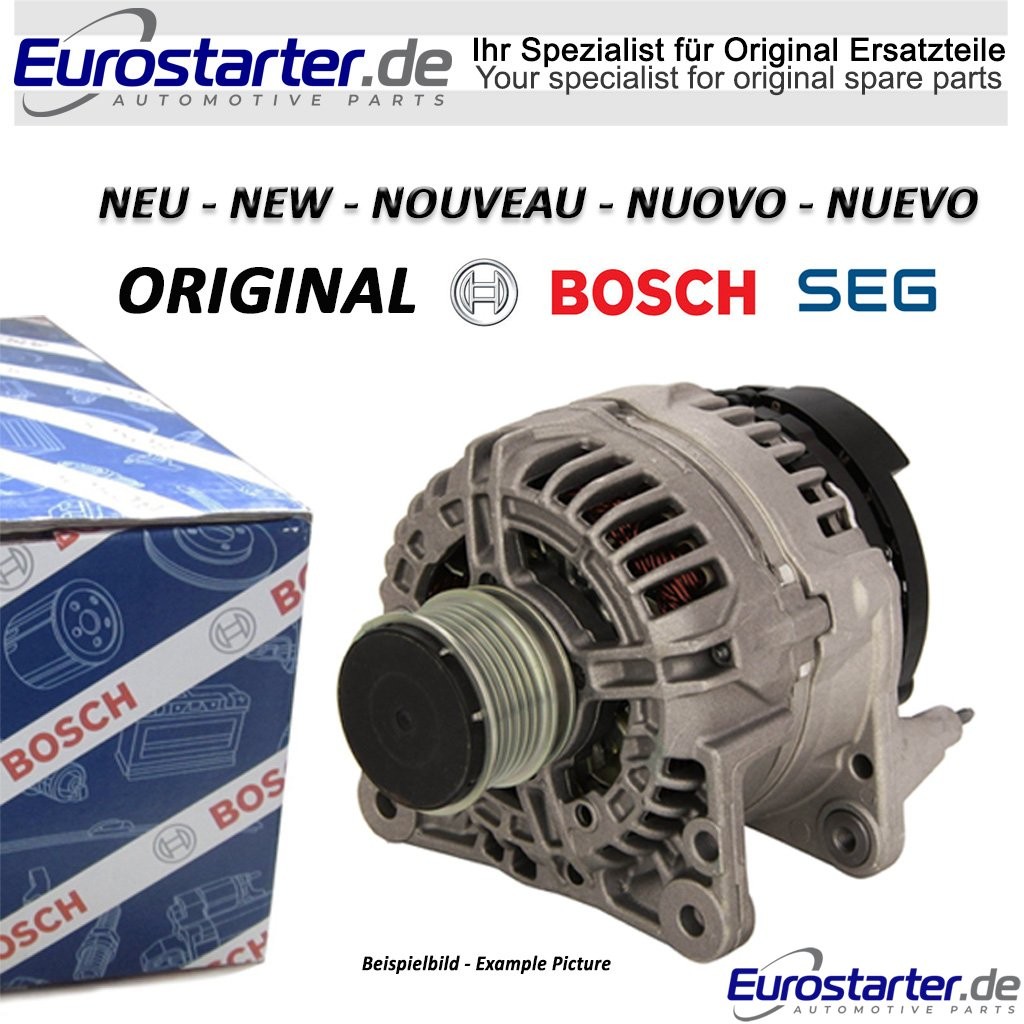 1*Lichtmaschine Neu Original Bosch SEG OE-Ref. 0124625208 für Mercedes