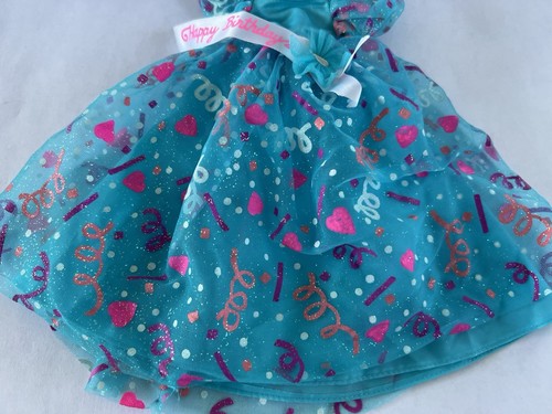 Vintage Barbie Doll Clothing From 1993 Happy Birthday Barbie Dress With Sash - Picture 6 of 8