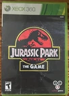 Jurassic Park The Game X-Box 360 Works on XBox X Telltale 100% Tested