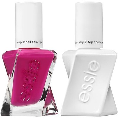 Essie Gel Couture Nail Polish Kit,  #304 V.I.PLEASE + Top Coat, 0.46 oz each