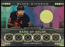 2023-24 UD Black Diamond Hockey Leon Draisaitl Band Of Color 1/1