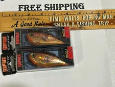 LOT OF 2 Discontinued Rapala Clackin' Rap 8 CNR08 RUSTY CRAWDAD COLOR NOS NIPS
