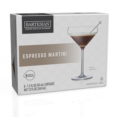 Bartesian Espresso Martini Cocktail Mix - Cocktail Mixer Zutaten für Wodka