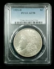 1921-D  $1 Morgan Silver Dollar PCGS AU58 #7198