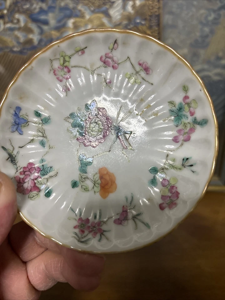 Antiguo platillo chino del siglo XIX Foto 4 de 4