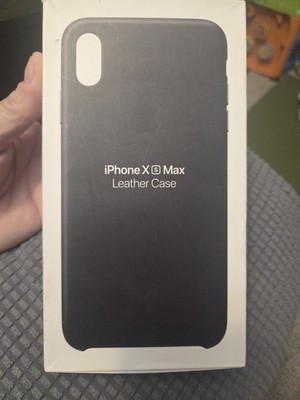 OEM Genuine Leather Apple Case for iPhone XS Max - Black