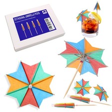 Cocktail Umbrella Parasol Picks 4 Inch Pack 50pcsdrink Umbrella Toothpicks For D
