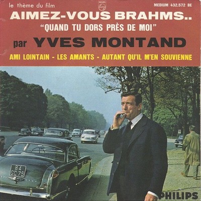 Liebe dich Brahms.. ''Wenn du in meiner Nähe schläfst'' | Yves Montand | Guter Zustand