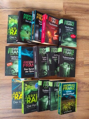 Andreas Franz Bücher | Krimi Thriller Set | Julia Durant | Peter Brandt