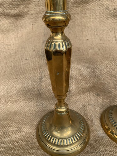 Antique Brass Candlestick Holders - Foto 4 di 9