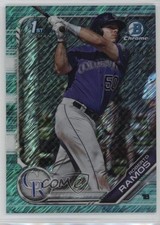 2019 Bowman Chrome Prospects Aqua Shimmer Refractor 87/125 Roberto Ramos 11b4