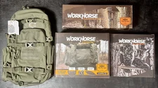 Tethrd Grit Timber Saddle Platform Workhorse Sticks Backpack Combo Package New