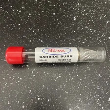 —-HTC——SG-6 DOUBLE CUT POINTED TREE SHAPED CARBIDE BURR 5/8" 