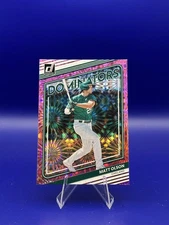 2022 Donruss MATT OLSON Dominators Pink Fireworks Insert #D-6 Athletics