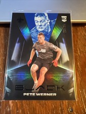 Pete Werner 2021 Panini Black Rookie Card RC #170 New Orleans Saints /35
