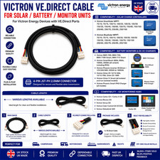 VICTRON VE DIRECT CABLE - FOR VARIOUS VICTON ENERGY DEVICES