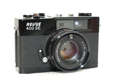 Revue 400 SE  schwarz  (Konica S3) | Sucherkamera mit lichtstarkem Objektiv