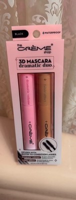 The Crème  Shop 3D Mascara Duo Dramatic Length Volume Falsie Effect W/Biotin
