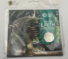 bunc 2020 Dinosaur Dinosauria Hylaeosaurus 50p Coin Uncirculated royal mint