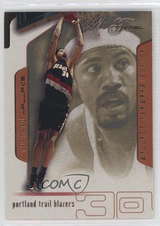 2001-02 Flair Rasheed Wallace #30 2b6
