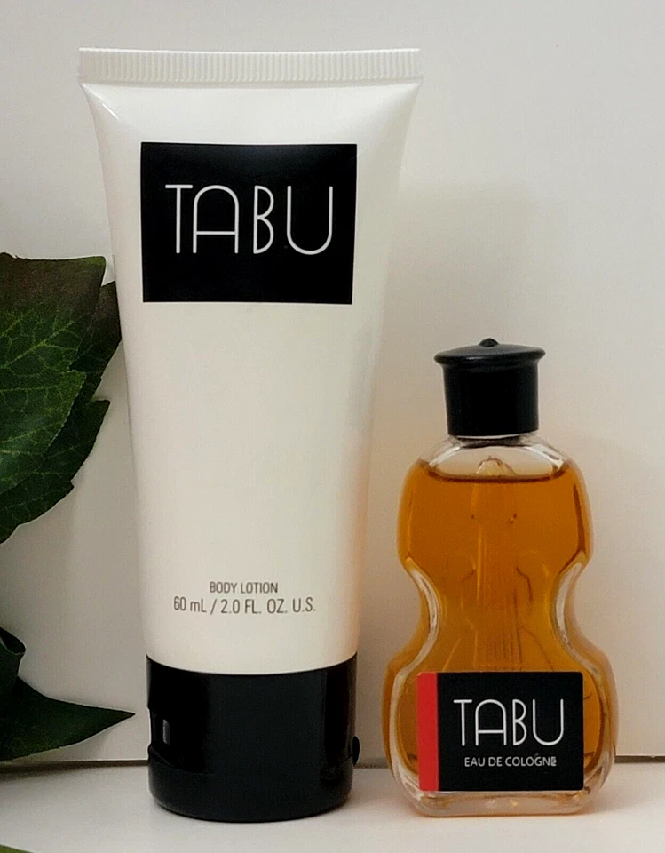 Loção Corporal TABU 2 fl oz + 1 Mini Splash GRÁTIS 0,5 fl oz por Dana VINTAGE - Imagem 2 de 3
