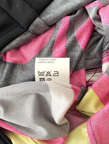 Abito da donna Emilio Pucci motivo multicolore in seta taglia 44 IT 10 US - Foto 9 di 10