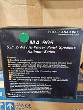 Poly-Planar MA905 PAIR NEW 2 way speaker
