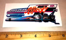 Cory Mac "MAC ATTACK!" Quaker State Top Fuel Dragster Full Color Sticker