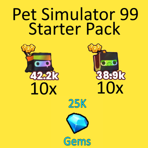 PET SIMULATOR 99 - PS99 - ROBLOX - GEMS - PETS - HUGES - CHEAP AND FAST