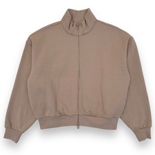 Essentials Zip-up Fleece Jacket Sand Womens Uk10