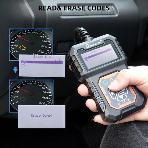 QUICKLYNKS T31 Car OBD2 Scan Tool Code Reader Engine Fault Diagnostic Erase US - Picture 7 of 14