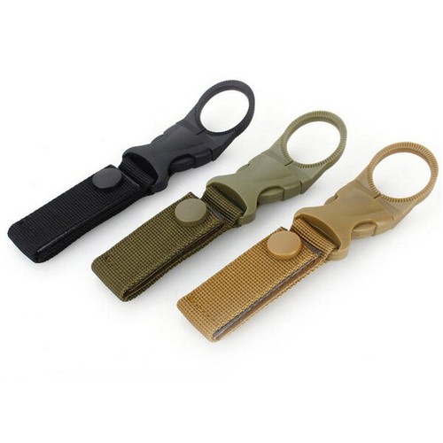 3 Stück Flaschenhalter Gürtel Clip - Nylon Wasserflaschen Halter Für Camping & Outdoor