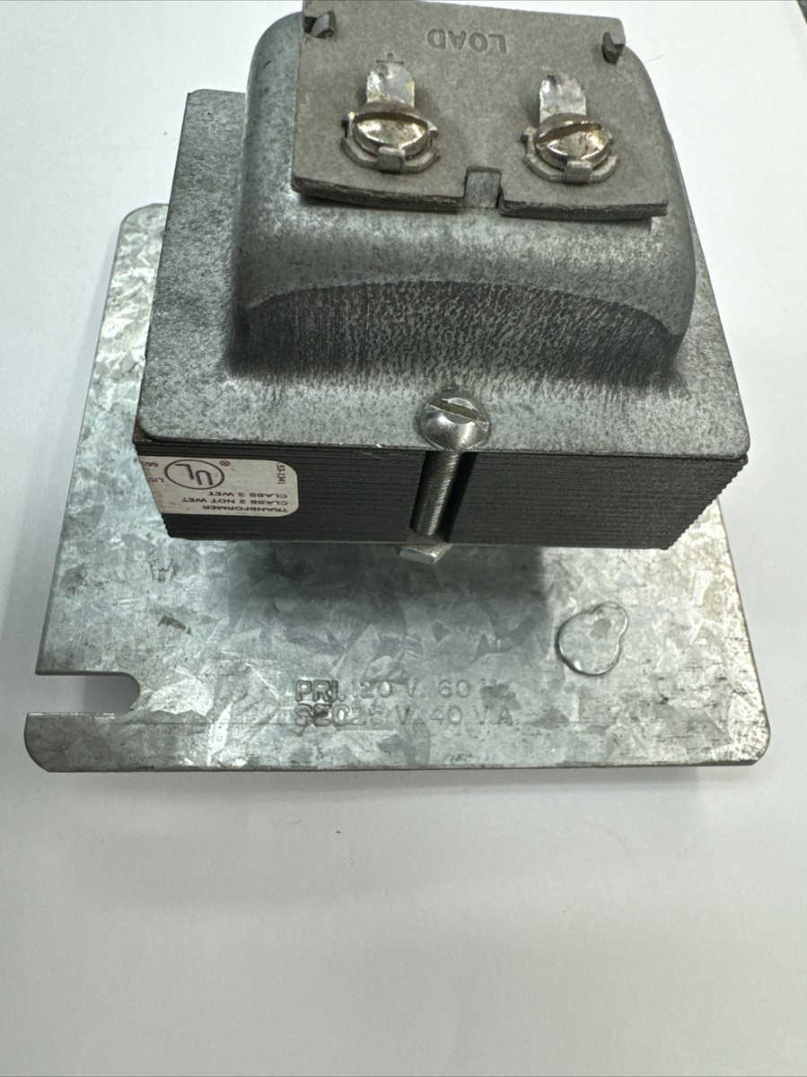 WHITE RODGERS TRANSFORMER 120V 24V SEC. 4X4 Junction BOX