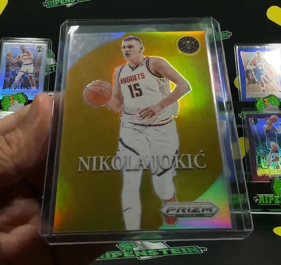 2023-2024 Panini Prizm Deca Gold #3 Nikola Jokic 05/10