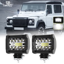 2× 480W LED Work Light Bar Flood Spot Lights Driving Lamp Offroad Car SUV Round